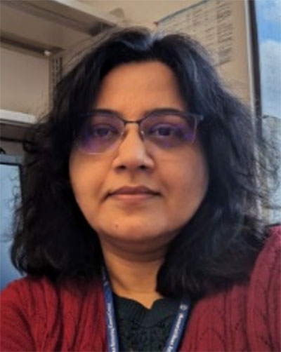 Headshot of 2024-2025 Andrew Sabin Family Foundation Fellow Sanchari Bhattacharyya, PhD